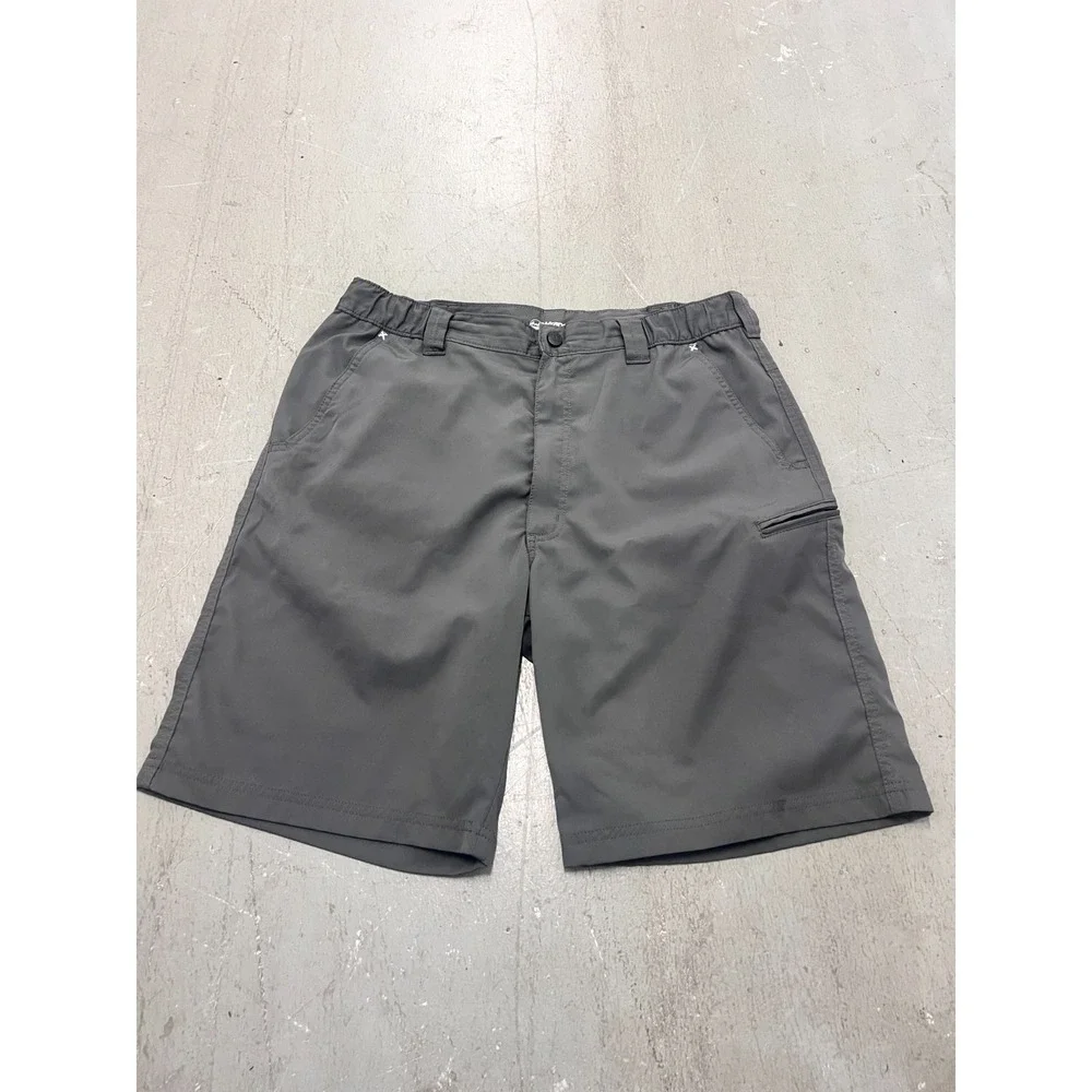 Wrangler Hybrid Shorts Mens 36 Gray Side Elastic Stretch Performance Outdoor